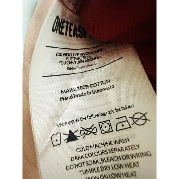 ONE TEASPOON Pink Rib Singlet Bower Bird Logo Tank Top NWT size XXL - Picture 6 of 6